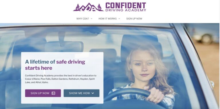 screenshot of CDA website